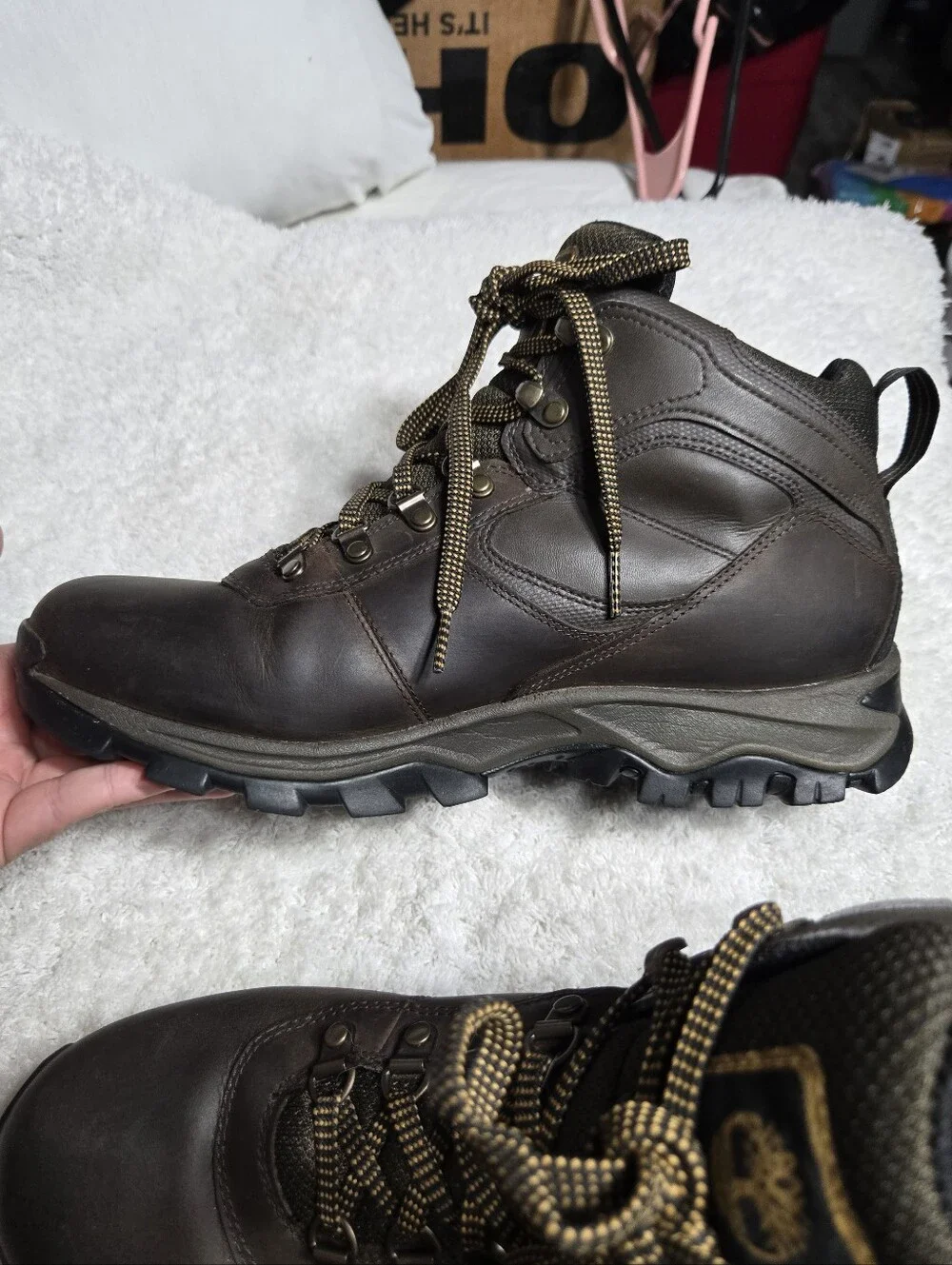 Timberland Men's Mt. Maddsen Waterproof Mid Hiking Boots Sz 11